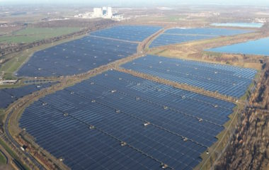 Europe largest solar farm Witznitz eastern Germany