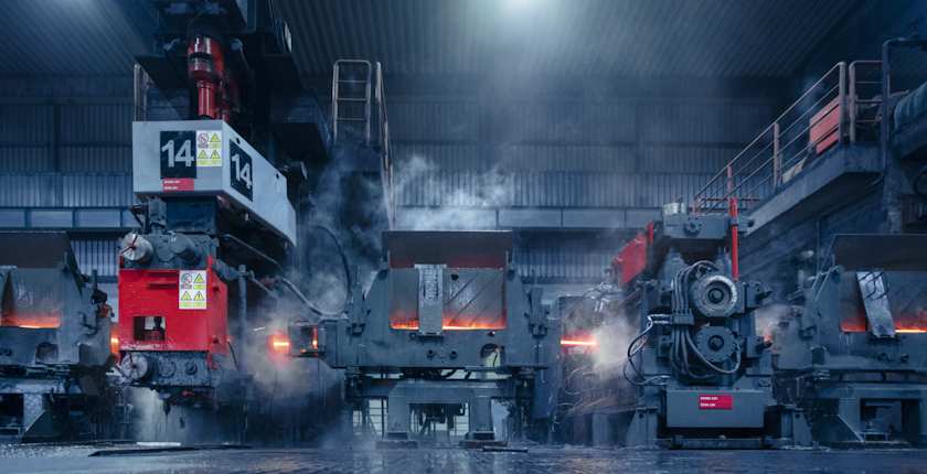 Metalfer Steel Mill factory in Sremska Mitrovica