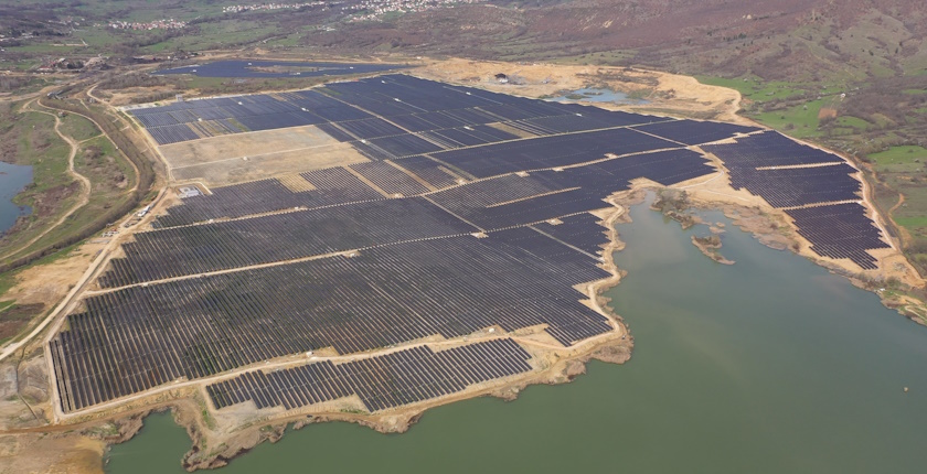 GGF backed photovoltaic plant under construction North Macedonian coal pit
