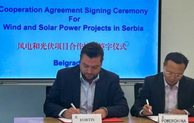 fortis powerchina serbia wind solar