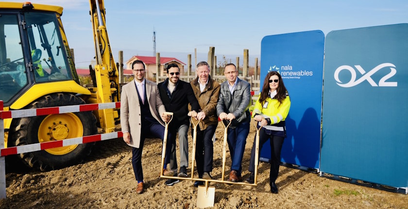 Nala Renewables breaks ground Green Breeze wind park Romania