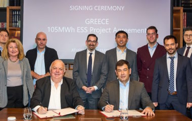 Sungrow partners Ktistor battery systems Greece