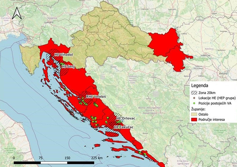 croatia hep wind farms hydrpower plants