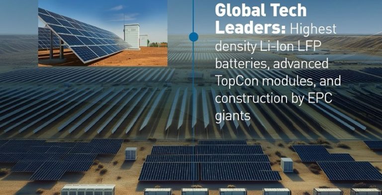 Masdar reveals first solar, battery project for renewable baseload power