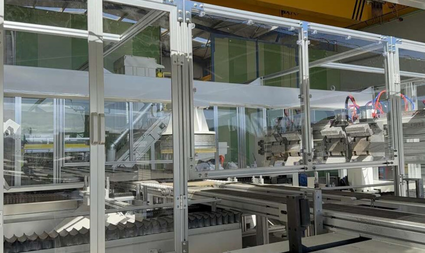 Greece first solar panel recycling machine