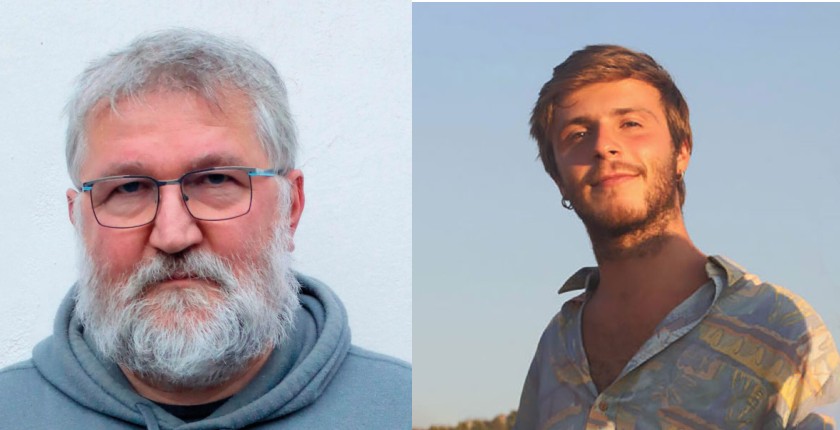 Dirk Vansintjan, President of REScoop.eu, EUSEW’s digital ambassador and Chris Vrettos, policy advisor finance, also EUSEW’s young energy ambassador.