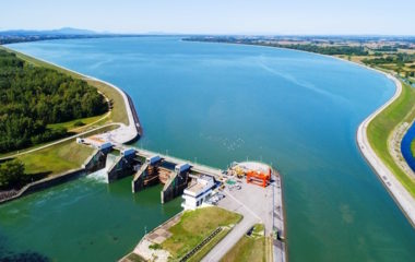 croatia hep floating solar hpp dubrava