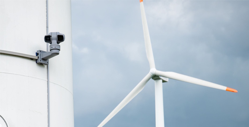 AVES Wind system developed by the German company ProTecBird (Oikon)