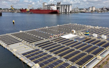 Floating solar farm ready to be merged with North Sea offshore wind park