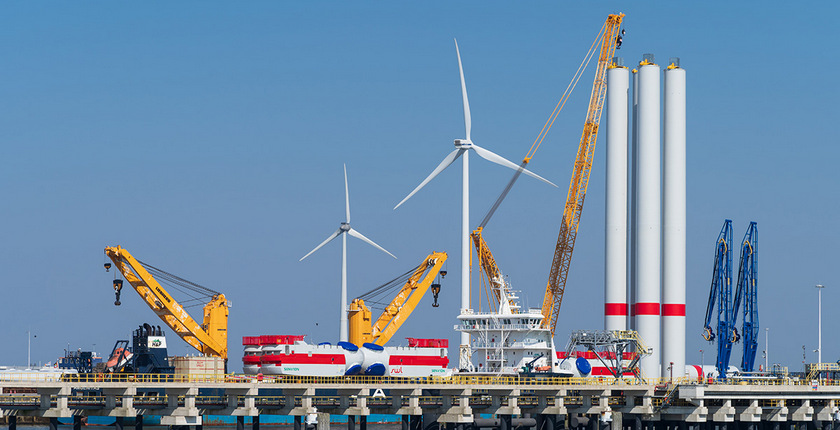 windeurope tubine offshore wind port ships
