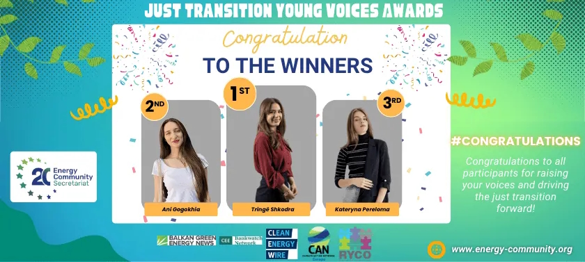 Kateryna Pereloma Just Transition Young Voices Awards