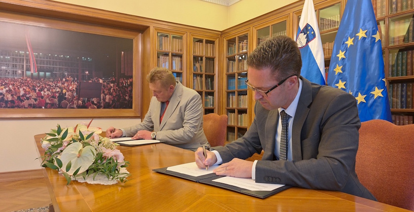 slovenia eles ministry of defence agreement army reshub hydrogen mervar lovse