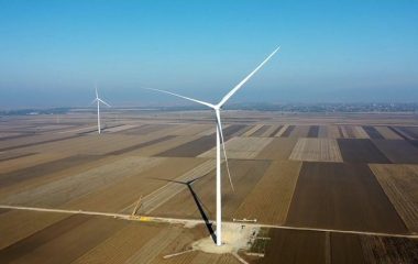 First section of cibuk 2 wind park Serbia trial operation