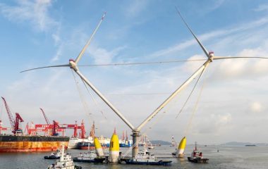 Mingyang presents ultralarge floating twin wind turbine concept