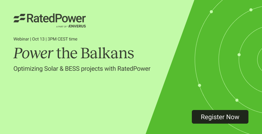 RatedPower webinar Power the Balkans optimizing solar and BESS with RatedPower