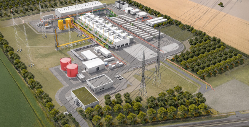 OMV Masdar 140 MW green hydrogen plant Austria