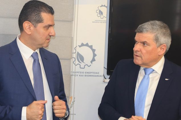 New Cypriot Minister of Energy, Commerce and Industry Michael Damianos takes office