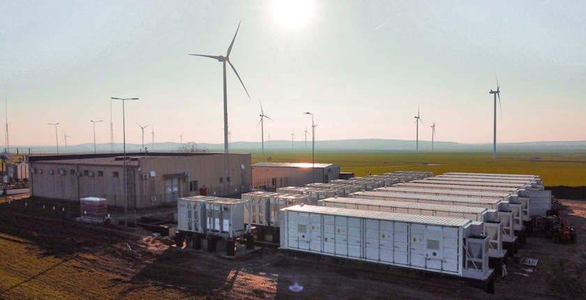 Hidroelectrica battery storage Crucea Nord wind park
