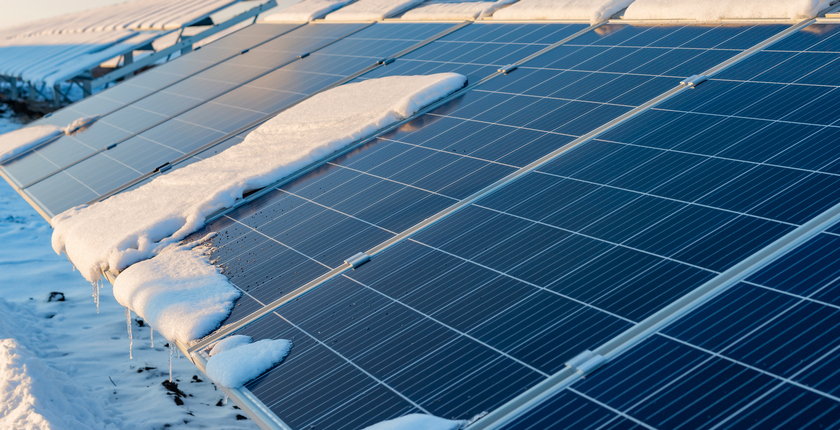 slovenia snow solar panels