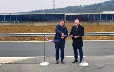 slovenia solar power plant highway dars kumer ribic