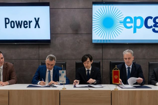 Japan PowerX battery investments EPCG factory Montenegro