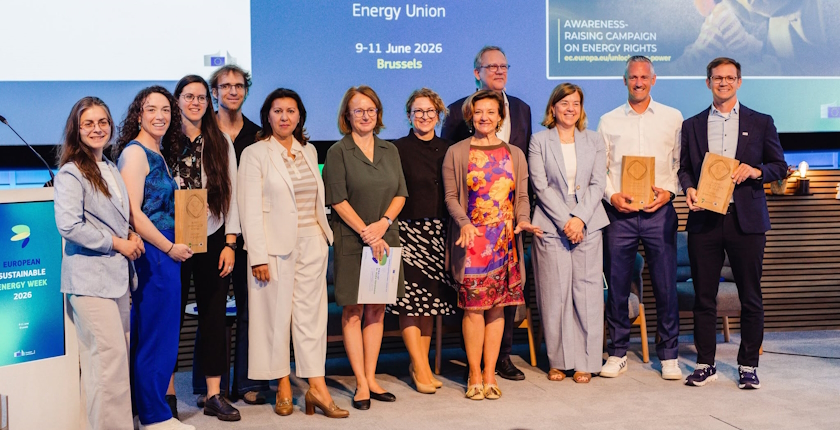 Clean energy champions receive European Sustainable Energy Awards at EUSEW 2026