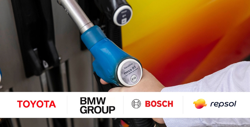 Toyota, BMW, Bosch and Repsol test the use of renewable gasoline