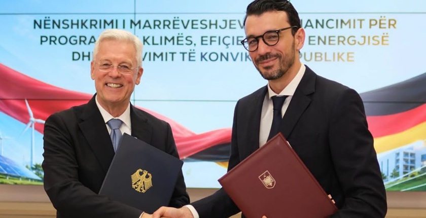 albania germany agreements grid hydropower Enea Karakaçi Karl Bergner