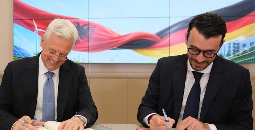 albania germany agreements grid hydropower Karl Bergner Enea Karakaçi