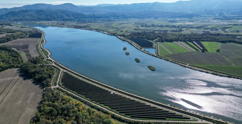 PV park at Brežice hydropower plant expands into largest solar complex in Slovenia